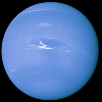 Neptune, as imaged by Voyager 2 (12 KB)