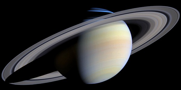 Saturn as imaged by Cassini